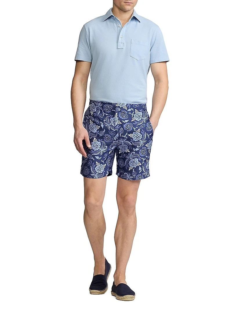 Custom-Slim-Fit Washed Piqué Polo Shirt