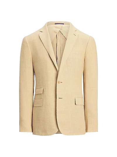 Kent Hand-Tailored Linen-Silk Jacket