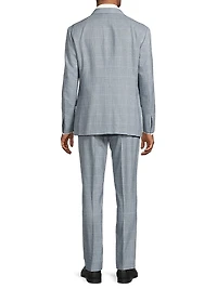 Kent Hand-Tailored Glen Plaid Suit