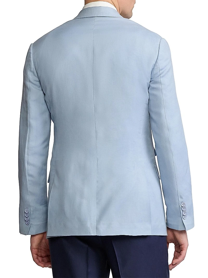 Kent Hand-Tailored Silk-Linen Jacket