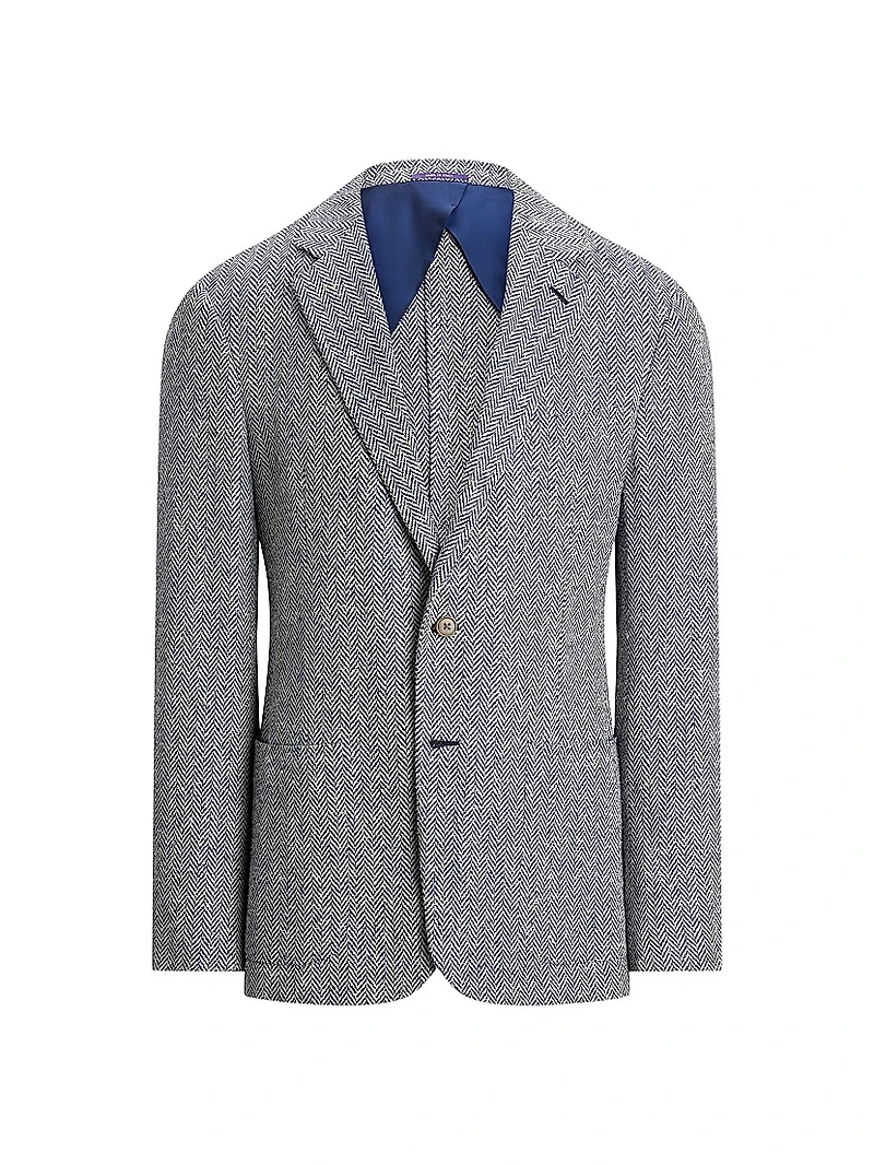 Kent Hand-Tailored Herringbone Jacket