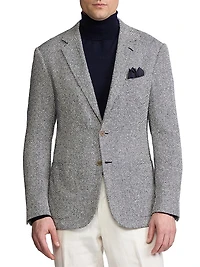 Kent Hand-Tailored Herringbone Jacket