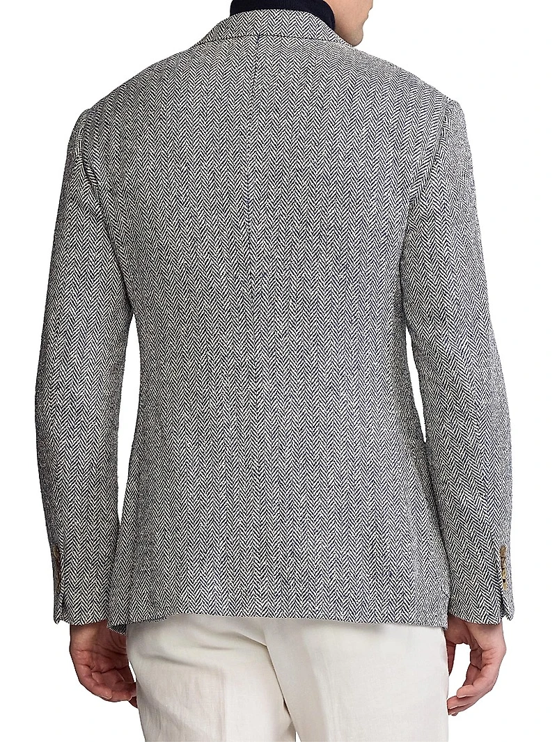 Kent Hand-Tailored Herringbone Jacket