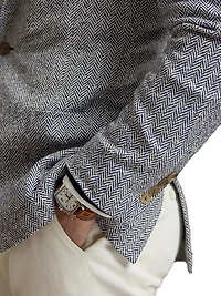 Kent Hand-Tailored Herringbone Jacket