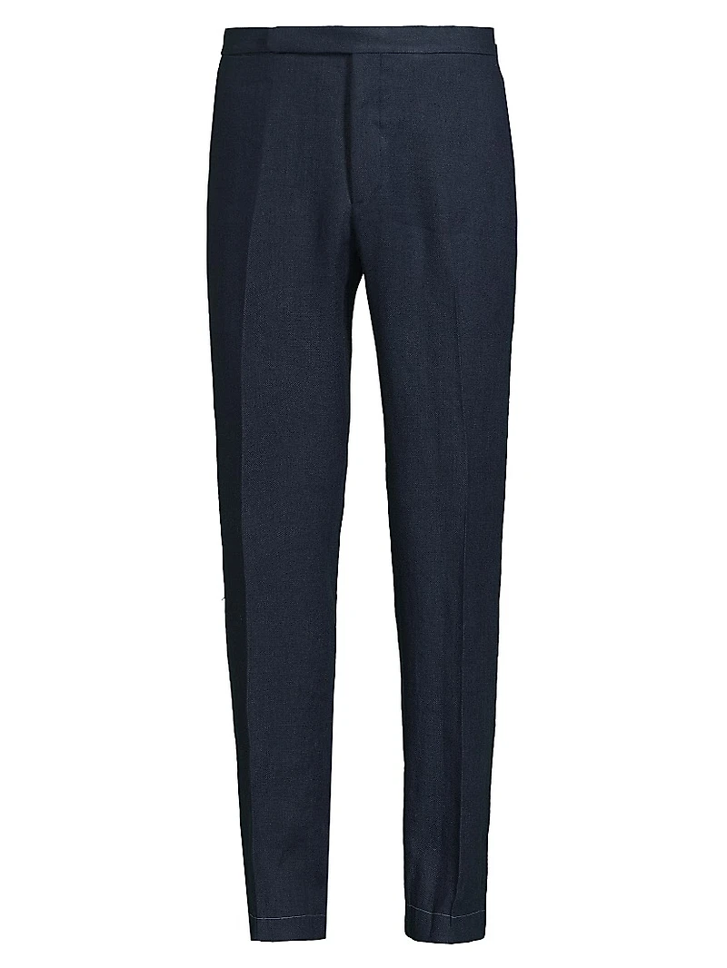 Gregory Hand-Tailored Linen Suit Trousers