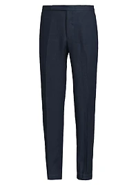 Gregory Hand-Tailored Linen Suit Trousers