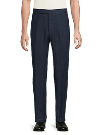 Gregory Hand-Tailored Linen Suit Trousers