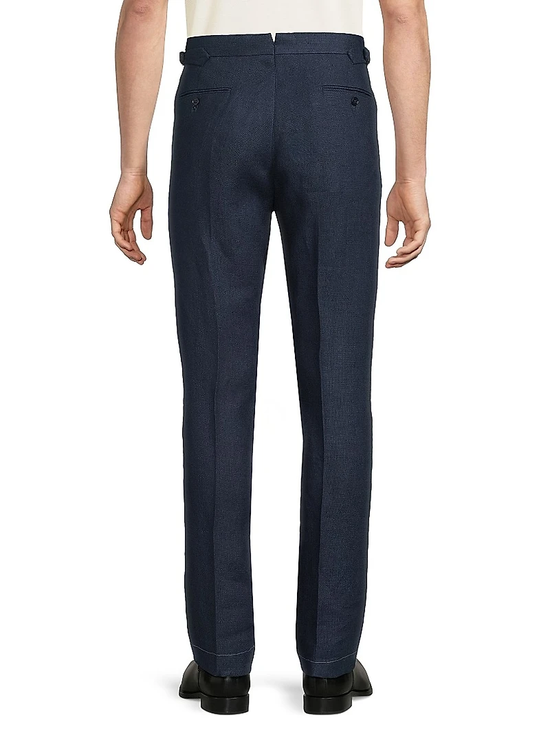 Gregory Hand-Tailored Linen Suit Trousers