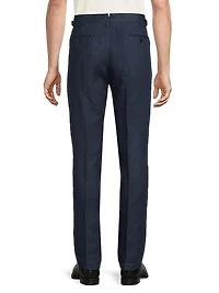 Gregory Hand-Tailored Linen Suit Trousers