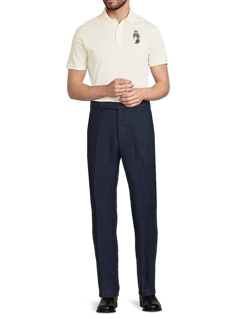Gregory Hand-Tailored Linen Suit Trousers