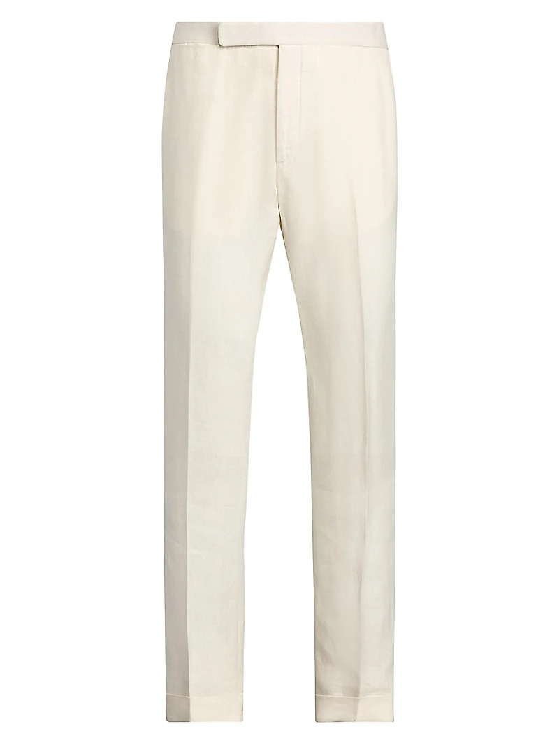 Gregory Hand-Tailored Linen Suit Trousers