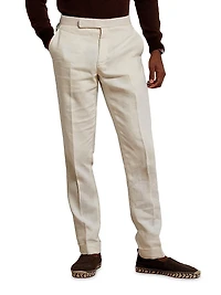 Gregory Hand-Tailored Linen Suit Trousers