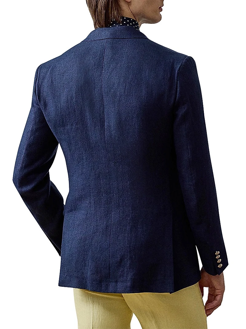 Kent Hand-Tailored Linen Suit Jacket