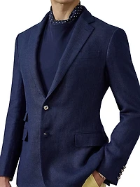 Kent Hand-Tailored Linen Suit Jacket