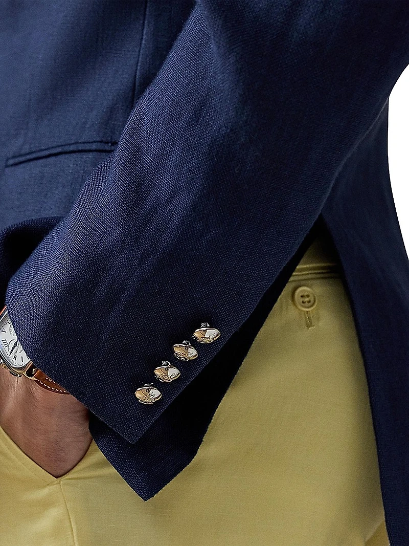 Kent Hand-Tailored Linen Suit Jacket