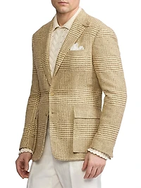 Kent Hand-Tailored Glen Plaid Sportcoat