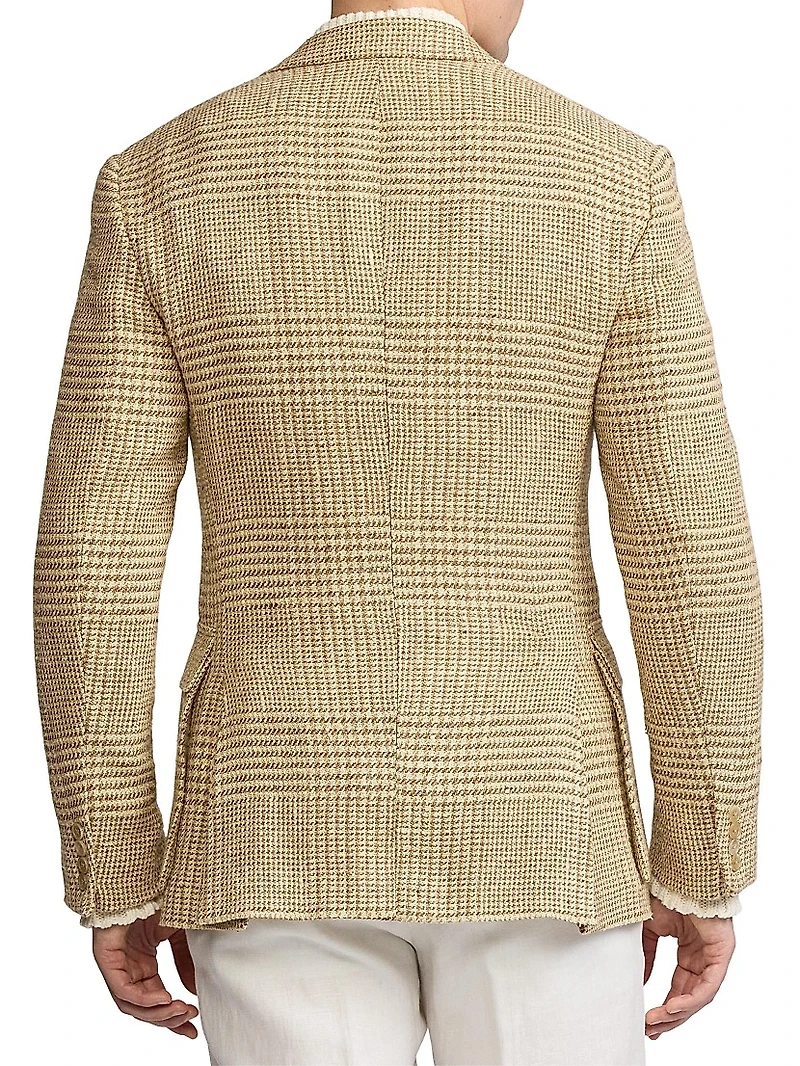 Kent Hand-Tailored Glen Plaid Sportcoat