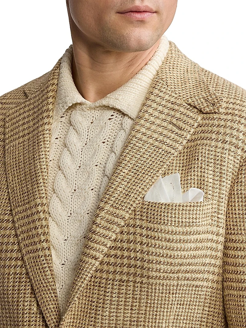 Kent Hand-Tailored Glen Plaid Sportcoat