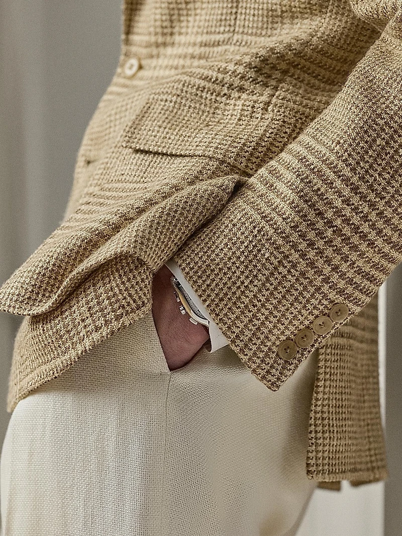 Kent Hand-Tailored Glen Plaid Sportcoat
