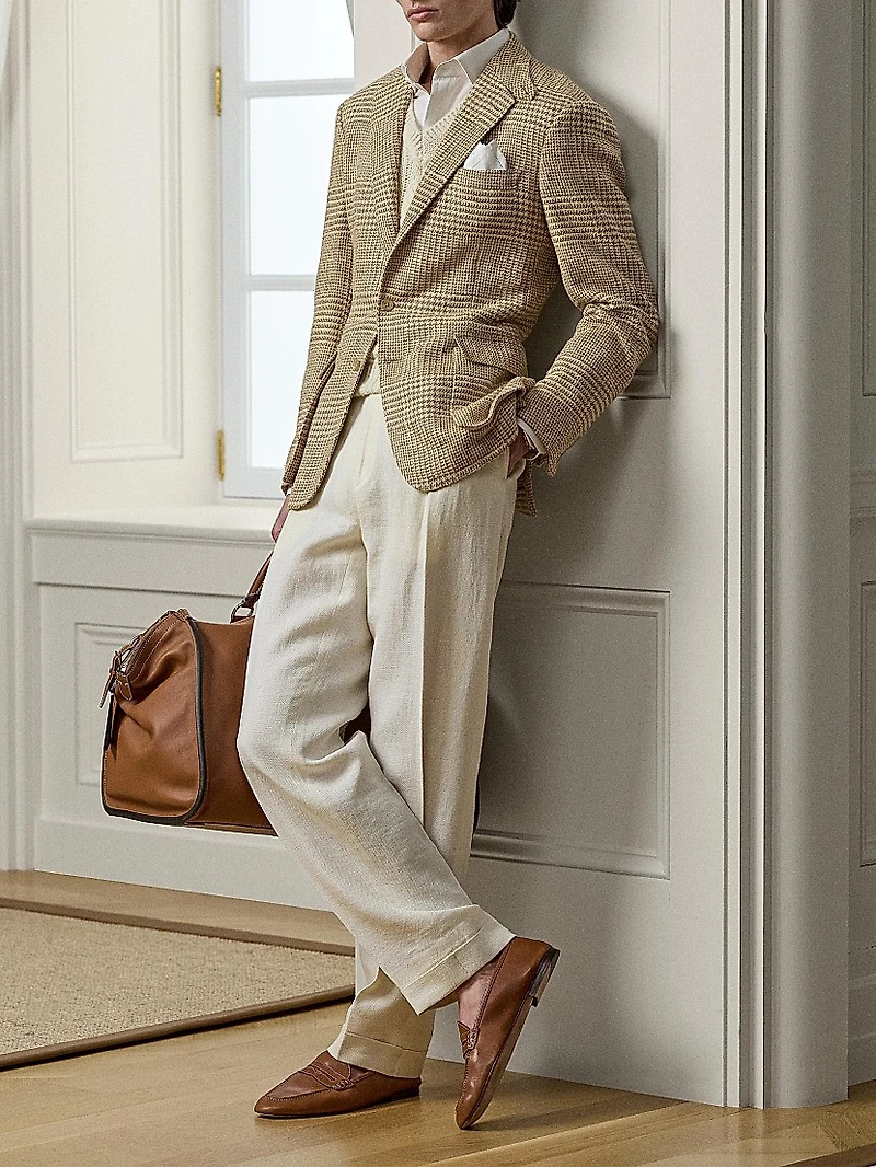 Kent Hand-Tailored Glen Plaid Sportcoat