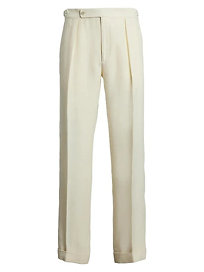 Gregory Handmade Panama-Weave Trousers