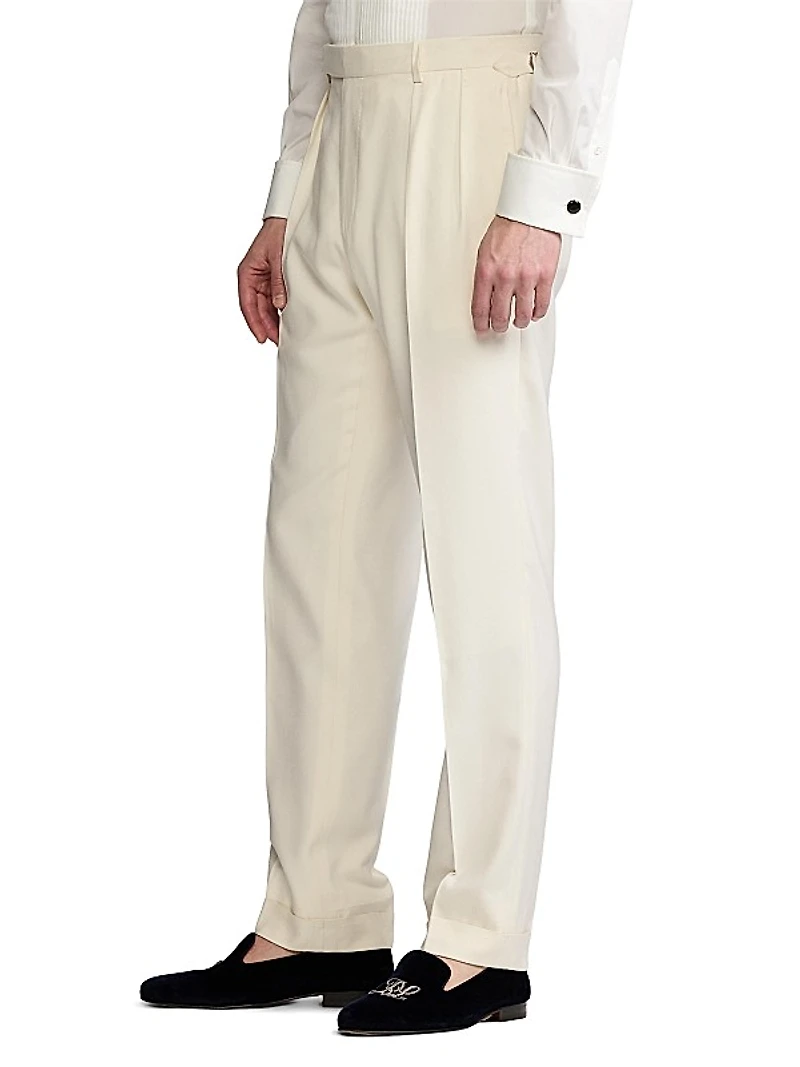 Gregory Handmade Panama-Weave Trousers