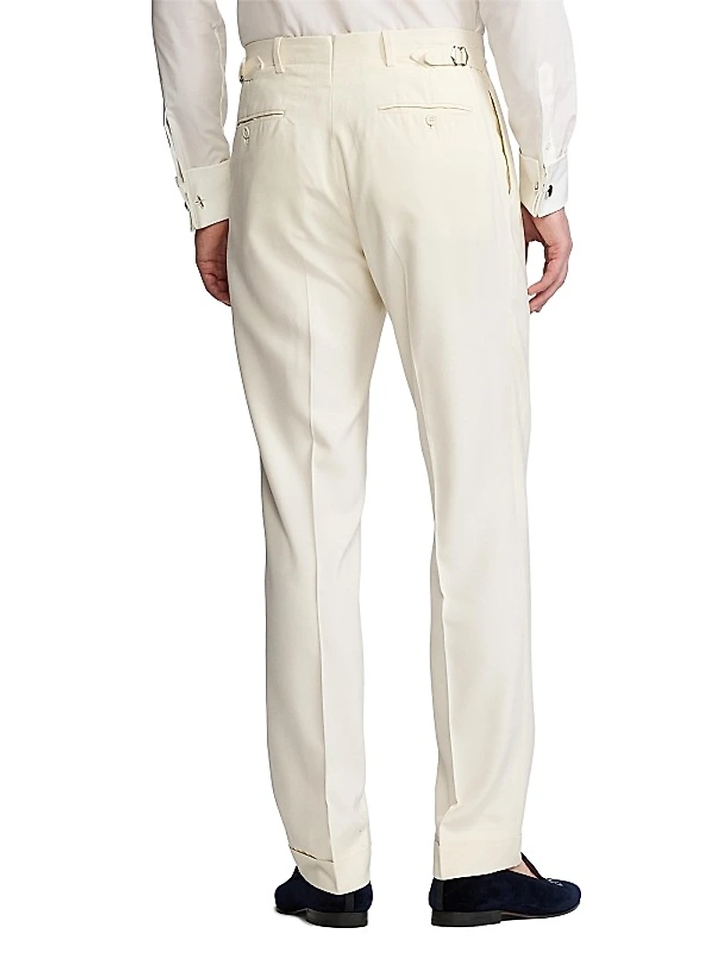 Gregory Handmade Panama-Weave Trousers