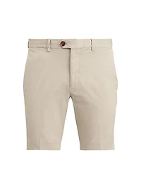Hand-Tailored Slim Stretch Chino Shorts