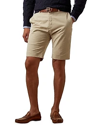 Hand-Tailored Slim Stretch Chino Shorts
