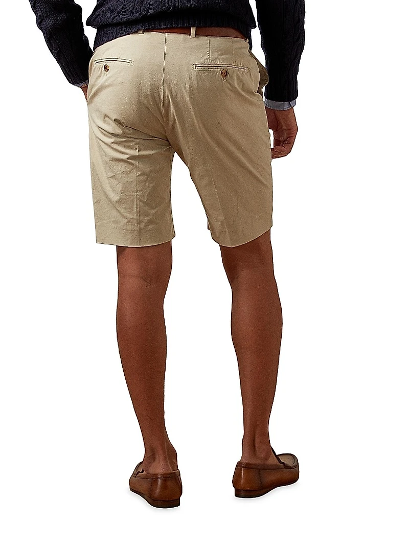 Hand-Tailored Slim Stretch Chino Shorts