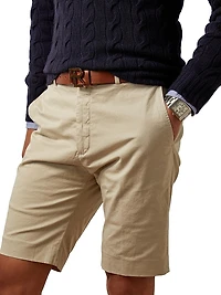 Hand-Tailored Slim Stretch Chino Shorts