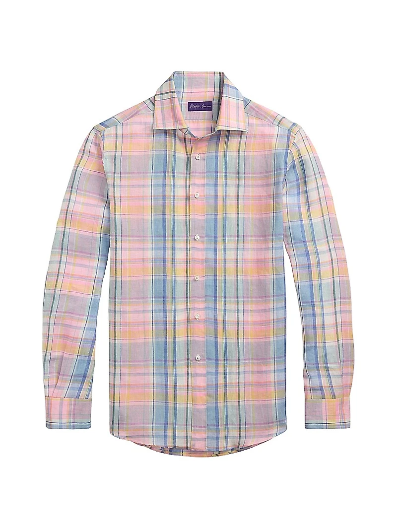 Plaid Linen Shirt