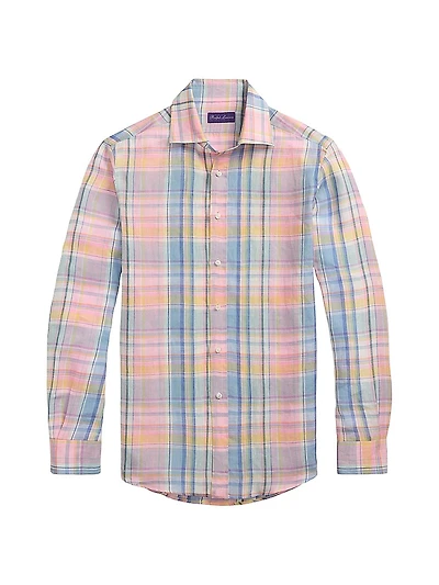 Plaid Linen Shirt
