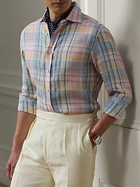 Plaid Linen Shirt