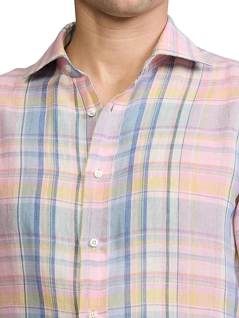 Plaid Linen Shirt