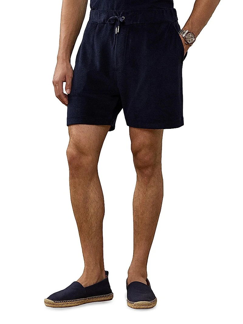 Riviera Terry Drawstring Shorts