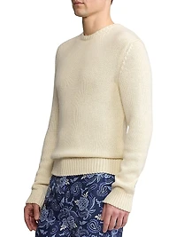 Cashmere-Blend Crewneck Sweater
