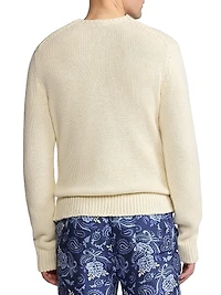 Cashmere-Blend Crewneck Sweater