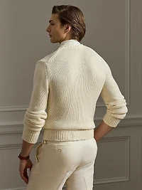 Cashmere-Blend Crewneck Sweater