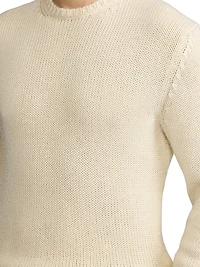 Cashmere-Blend Crewneck Sweater