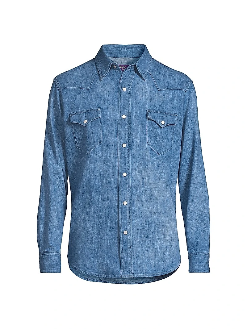 Western Cotton-Linen Shirt