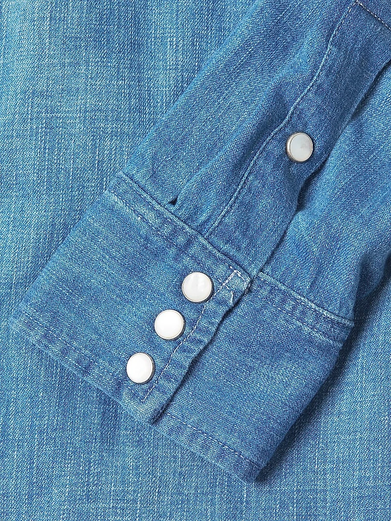 Western Cotton-Linen Shirt