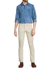 Western Cotton-Linen Shirt