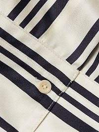 Vivi Stripe Silk Twill Shirt