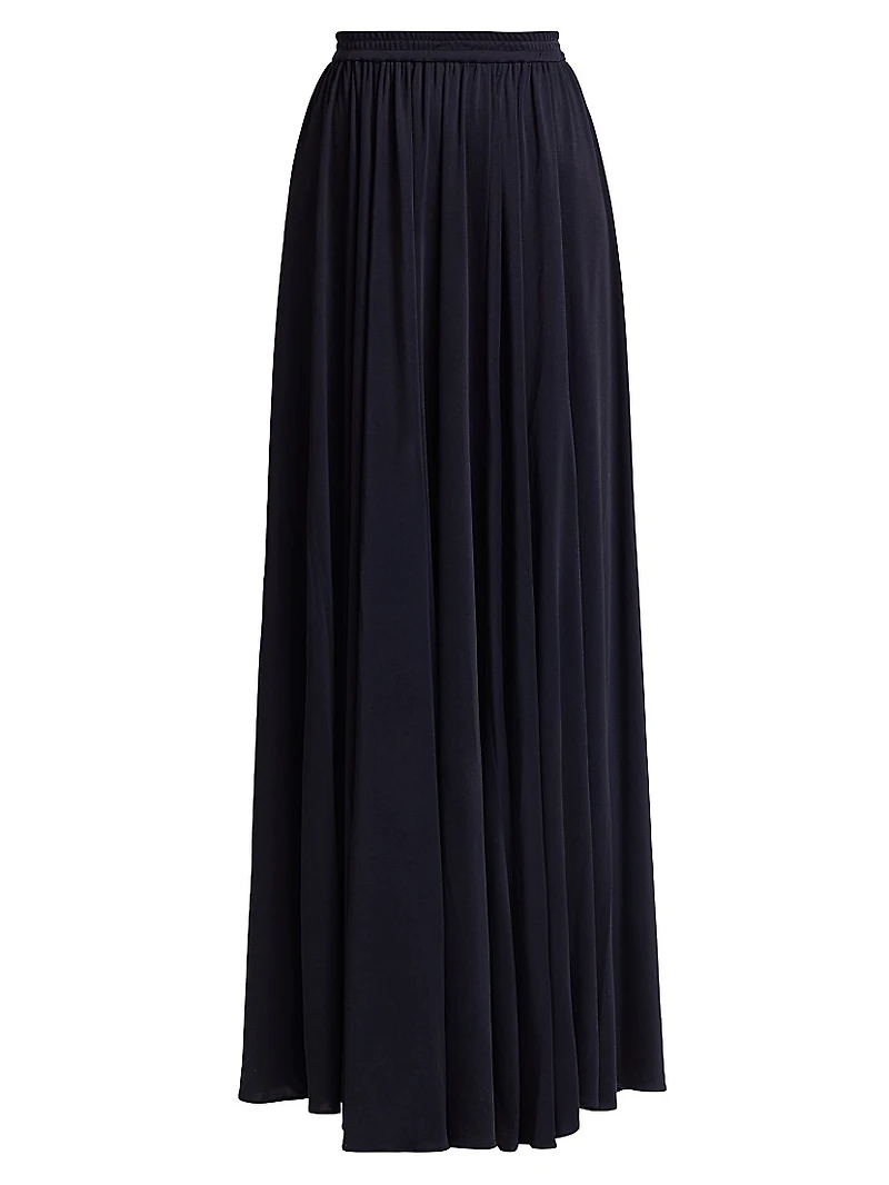 Serena Silk Jersey Maxi Skirt