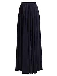 Serena Silk Jersey Maxi Skirt