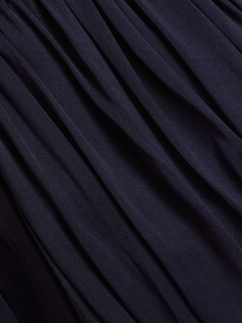 Serena Silk Jersey Crop Top