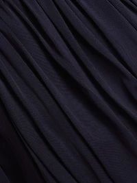 Serena Silk Jersey Crop Top