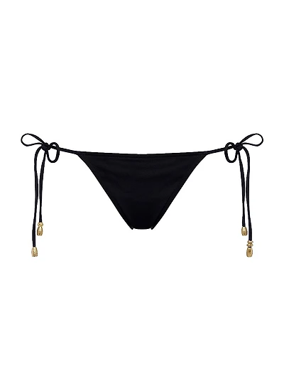 Exquise Beaded Side-Tie Bikini Bottom