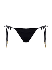 Exquise Beaded Side-Tie Bikini Bottom